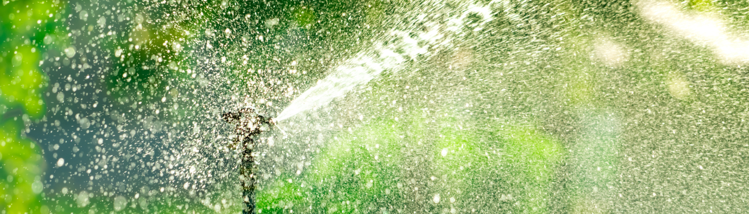 Automatic lawn sprinkler watering